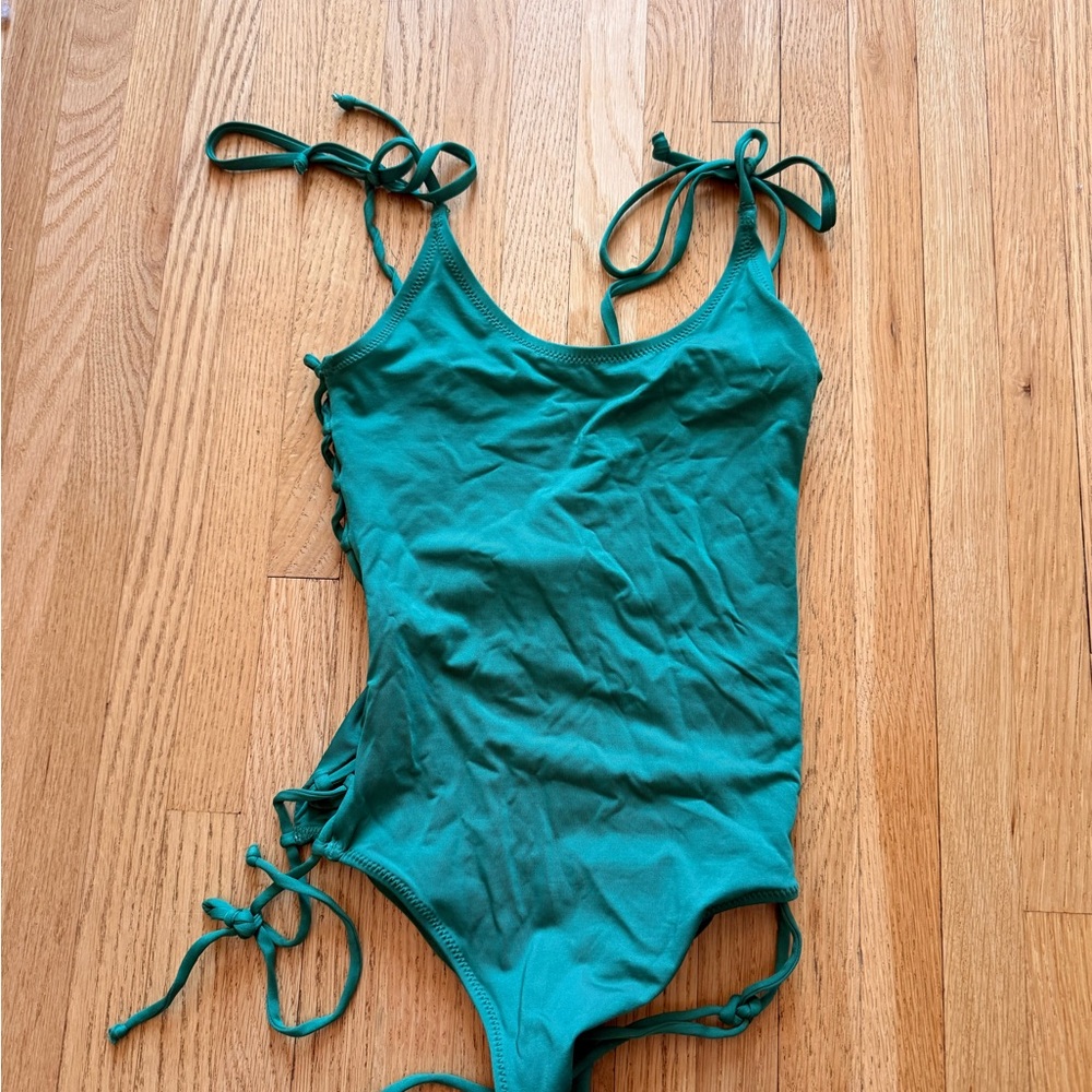 H&M Green One Piece Swimsuit